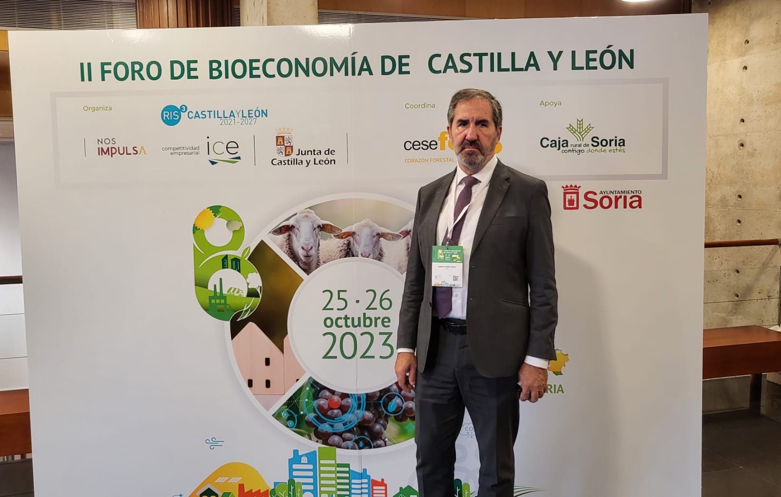 Alberto Gómez en el II Foro de Bioeconomía de Castilla y León