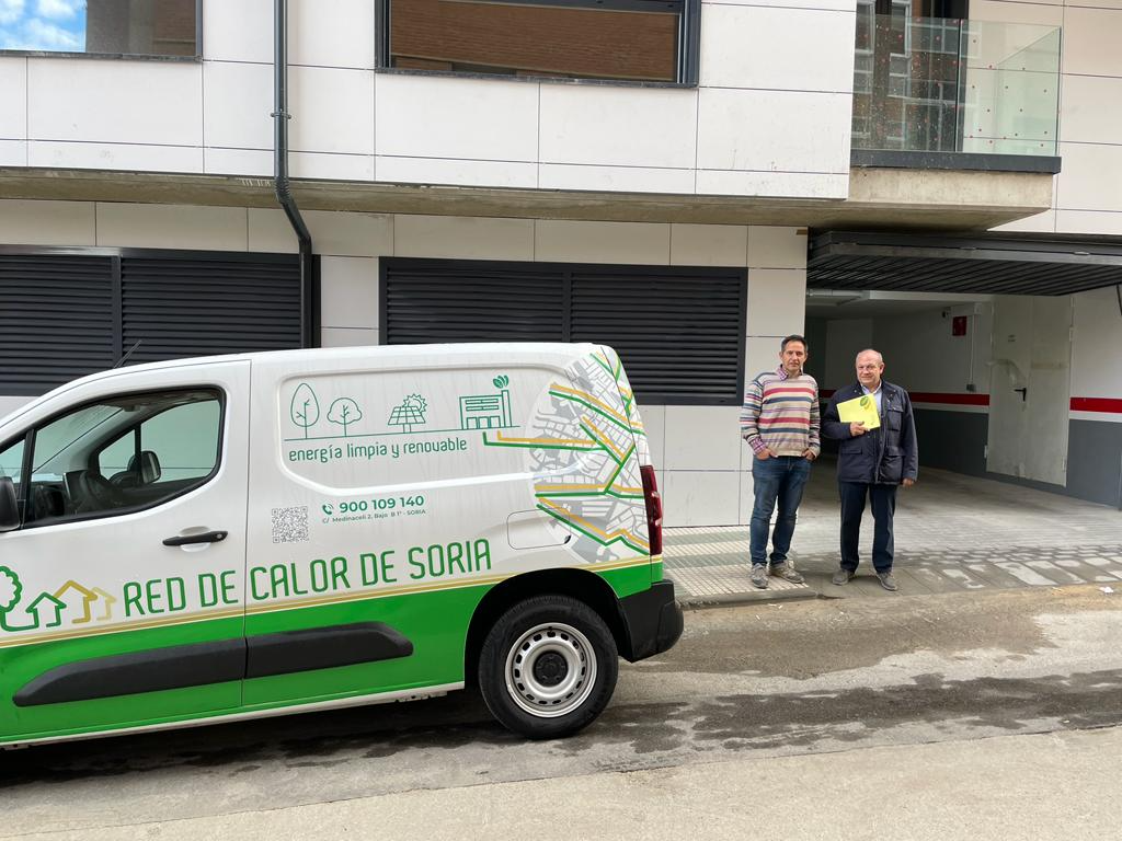 La nueva promoción de viviendas Venerable Carabantes 3 Bis de Soria ya recibe la energía sostenible de la Red de Calor