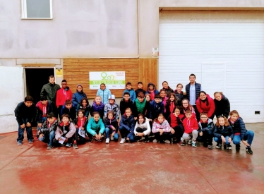 REBI SLU: Los alumnos de 5º de Educación Primaria del colegio Trilema Soria visitan la central térmica