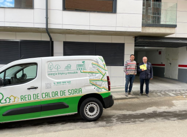 REBI SLU: La nueva promoción de viviendas Venerable Carabantes 3 Bis de Soria ya recibe la energía sostenible de la Red de Calor