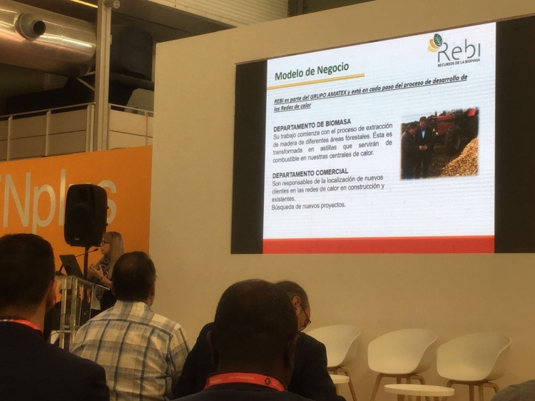 REBI SLU: Rebi expone su modelo de negocio integral de redes de calor en la Feria Expobiomasa